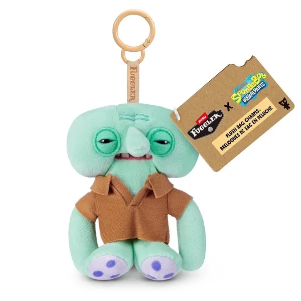 Fuggler nwt SpongeBob Key Rings 5 inch (Squidward), Funny Ugly Monster Plush - Image 3