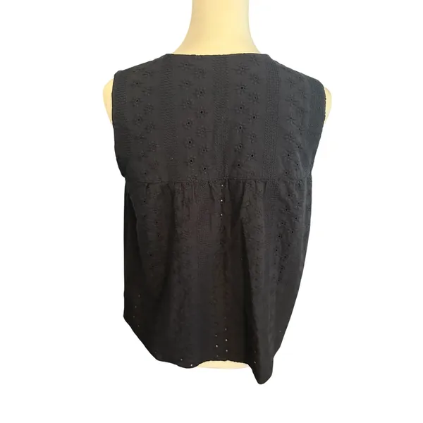 Tommy Hilfiger Navy Blue Sleeveless Top Small - Image 3