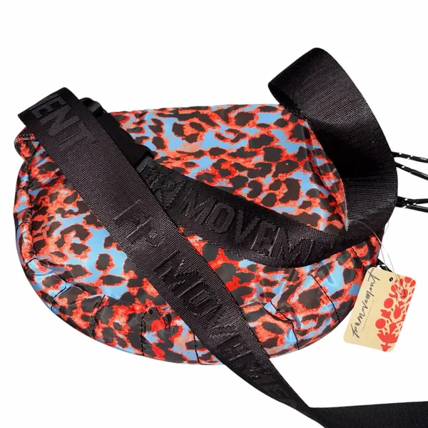 NEW With Tag Free People Movement Quilted Sci-Fi Animal Print Sling Bag Crossbody - Image 2
