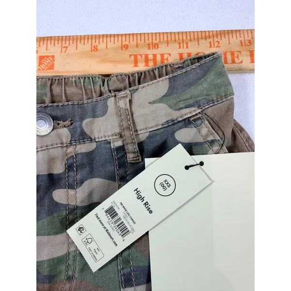 No Boundaries Women's XXS 00 Camo Cargo Wide Leg High Rise Pants NWT - Image 7