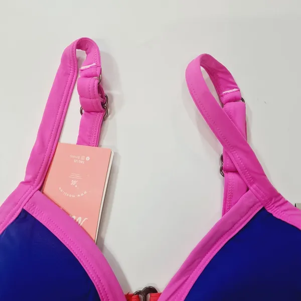 Maaji Hyacinth Reversible Bikini Top in Cobalt Blue - Image 5