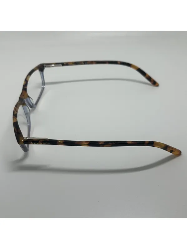 Kate Spade Blue & Tortoise Shell Prescription Glasses Frames with Green Case - Image 4