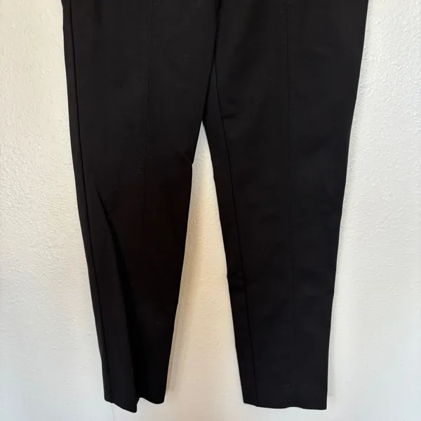 Thalian Classic Black Cropped Pull On Pants Size 14 - Image 4