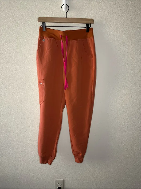 Figs Zamora jogger scrubs high waist limited edition terracotta size S/P - Image 2