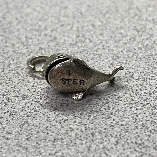 Sterling Silver Cute‎ Whale Charm Pendant Sterling Marked - Image 4