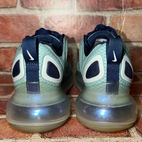 Pre-Owned Nike Air Max 720 Northern Lights Blue Metallic Shoes Size 6 AR9293-001 - Image 6