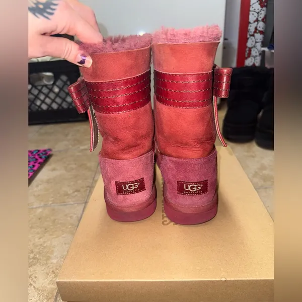 UGG Josette burgundy boots - Image 3