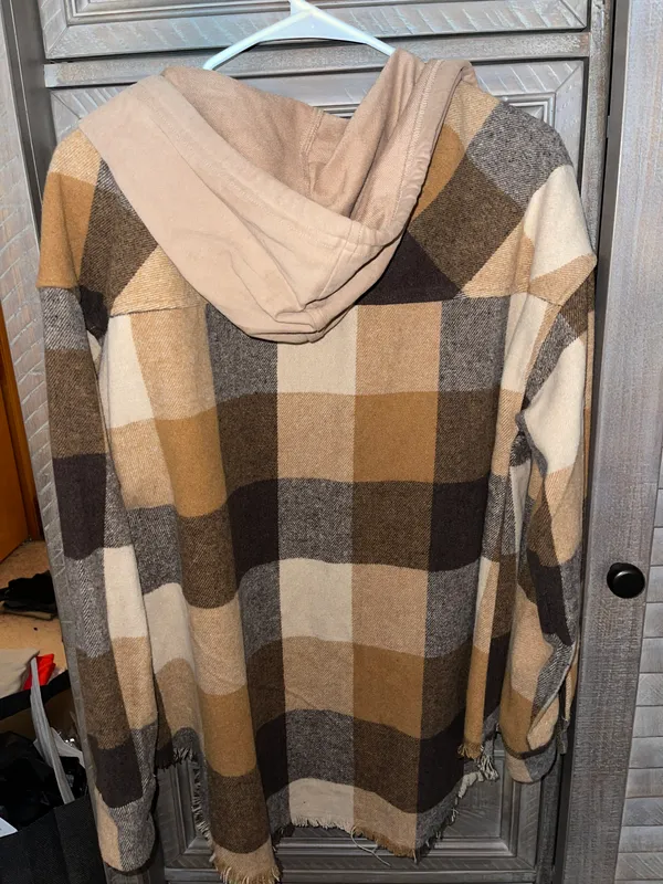 Hooded Fall Flannel Size M - Image 3