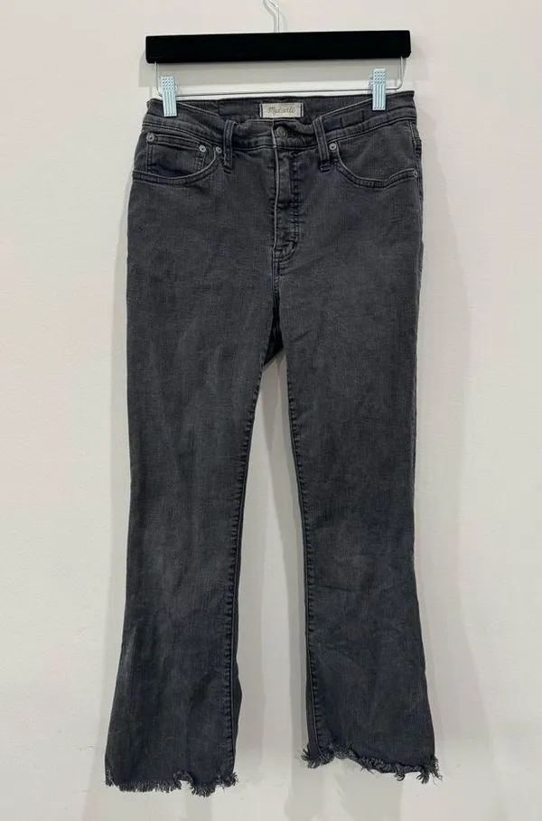 Madewell Cali Demi-Boot Jeans in Tobin Wash Size 28 - Image 4