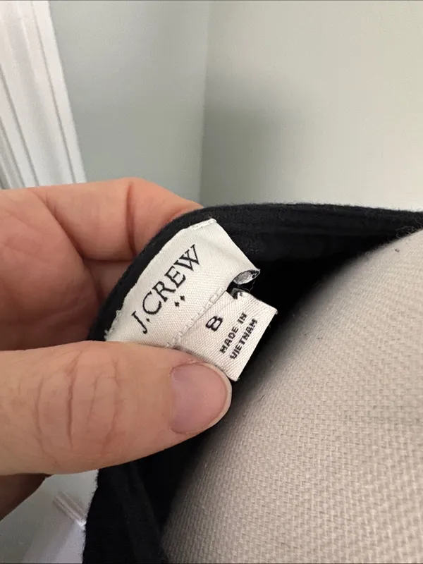 J. Crew Factory Black Sleeveless Tiered Midi Dress Gauzy Cotton Size 8 - Image 2