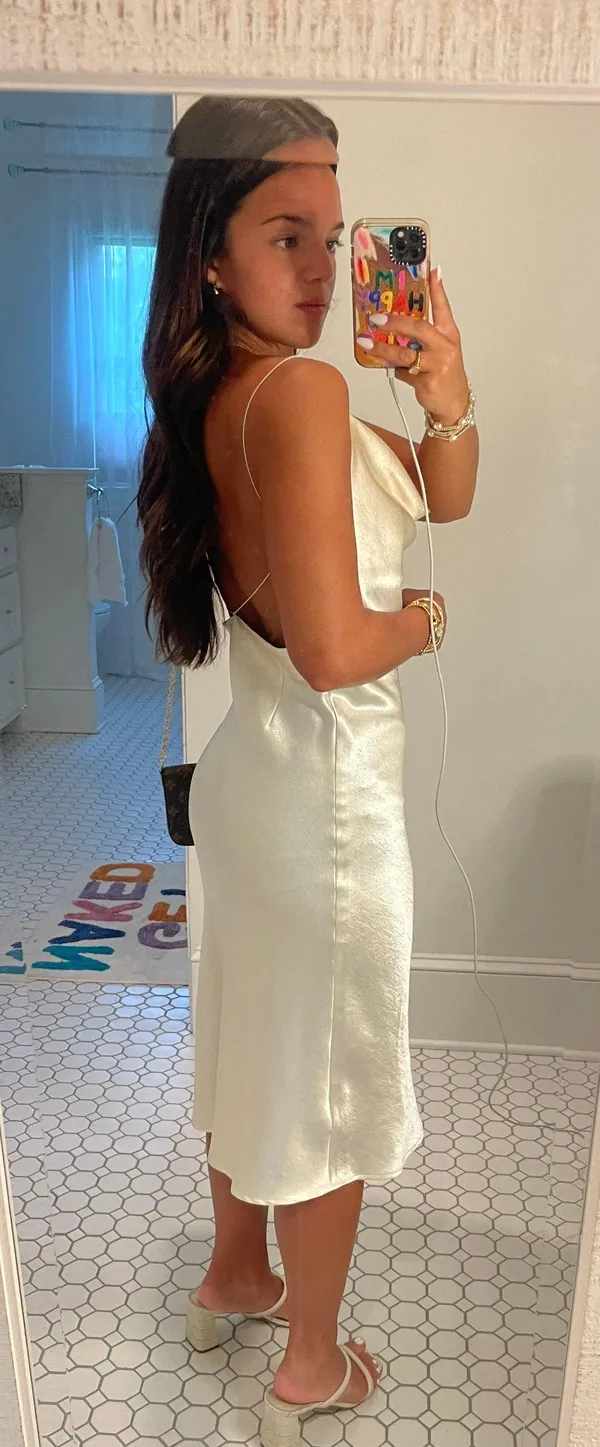 White Midi Dress - Image 8