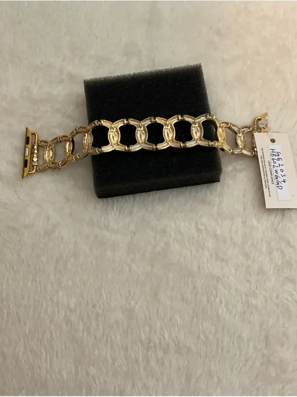Domina Two-Tone Curb Link Bracelet - Gold & Silver - Image 4