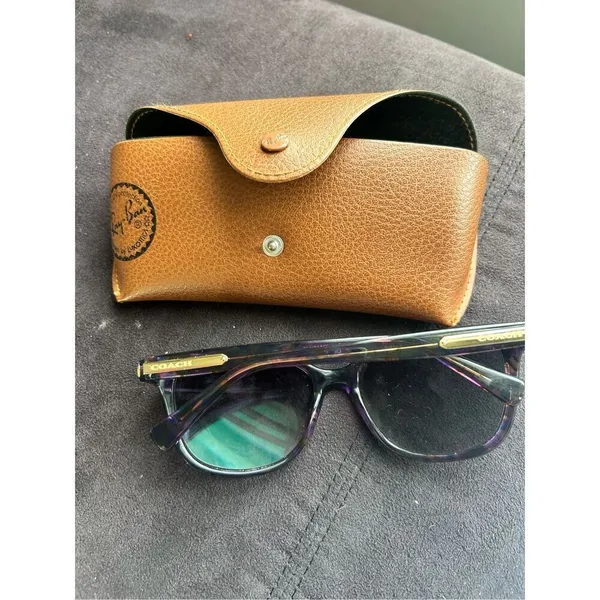 Coach Sunglasses HC 8132 L109 52888H Confetti Purple Size 57-17-135, Frames Only - Image 4