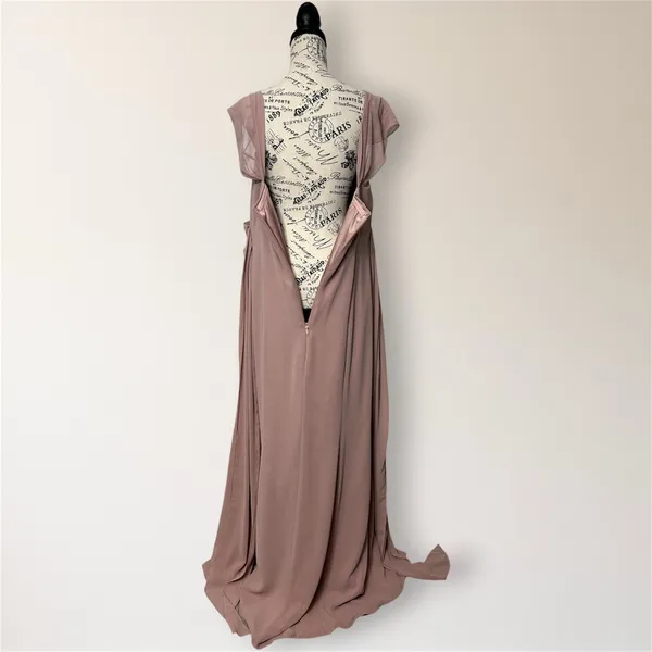 Baltic‎ Born Opal Sweetheart Gown 1X Mauve Pink Formal Wedding Guest Maxi Dress - Image 7