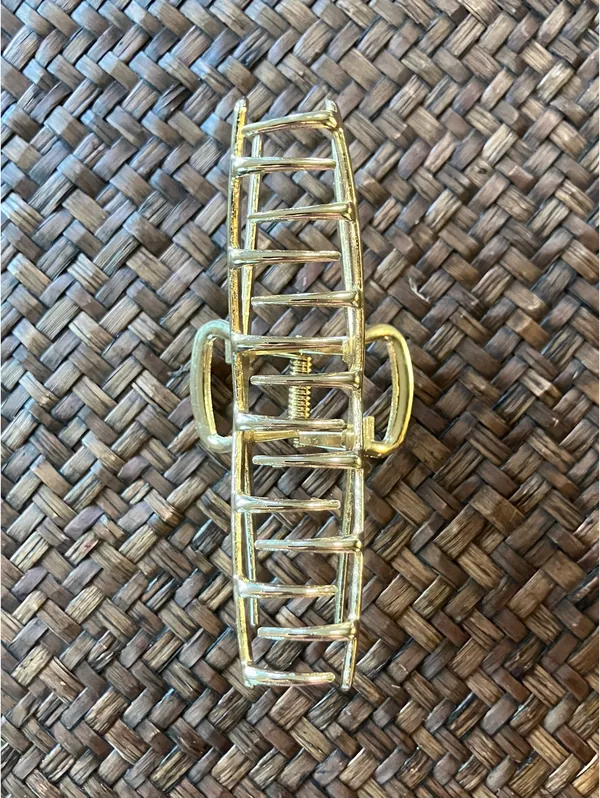 Gold Metal Hair Clip - Image 3