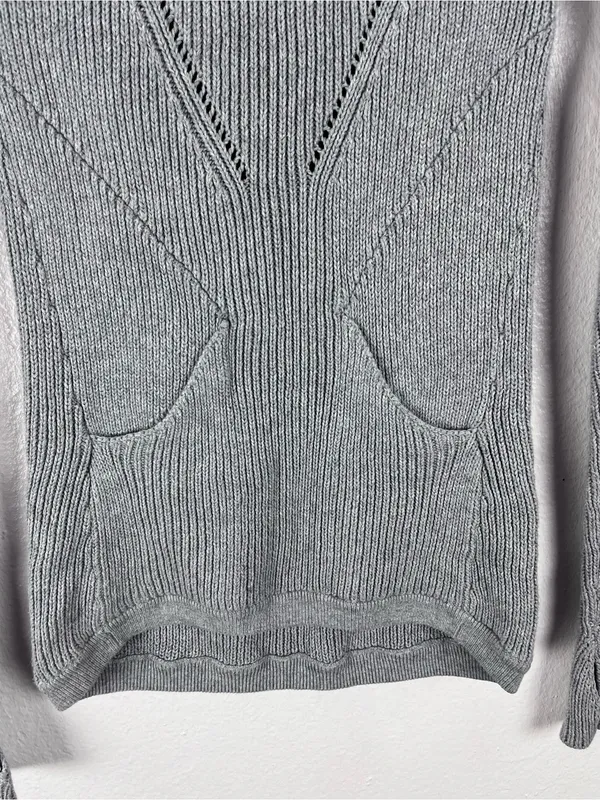 LULULEMON The Sweater The Better Gray Knit Long Sleeves Sweater - Image 4