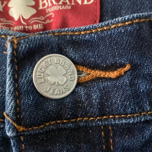 LUCKY BRAND Size 6/28 Distressed Denim Sofia Boot Cut Jeans NEW - Image 3