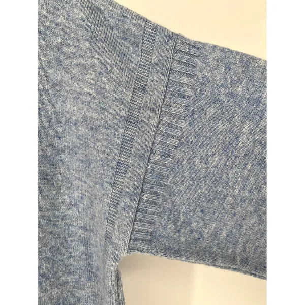 BAY ROAD Sweater Womens L Blue 100% Merino Wool Knit Crew Neck New Zealand Made - Image 4