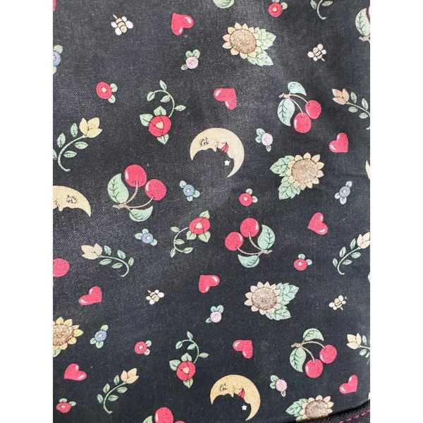 Vintage‎ Mary Engelbreit moon heart cherry sunflower print bag - Image 4