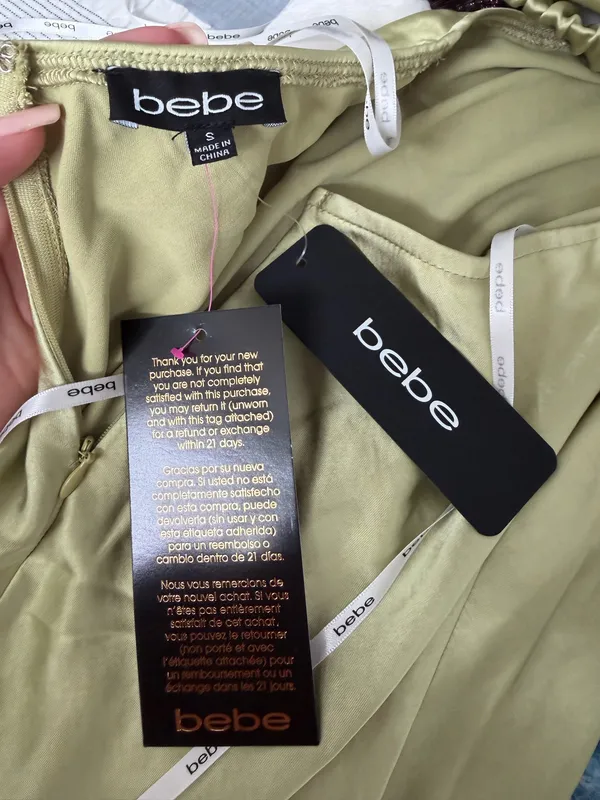 Bebe Dress Satin - Image 4