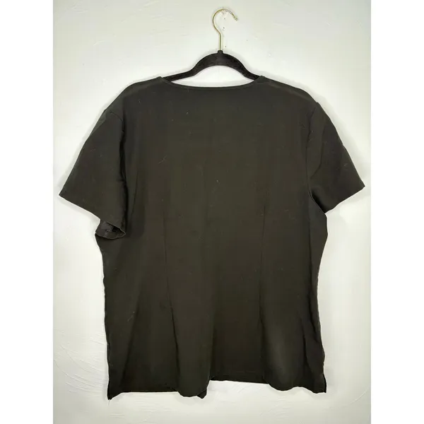 FIGS Technical Collection Scrub Top Size XL Black Healthcare - Image 2