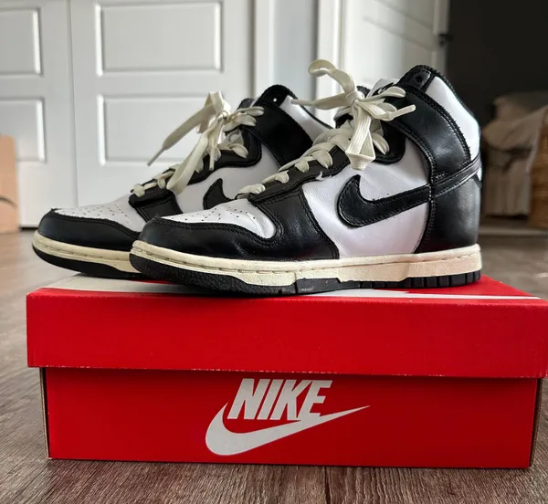 Nike Dunk High Vintage Black - Image 7