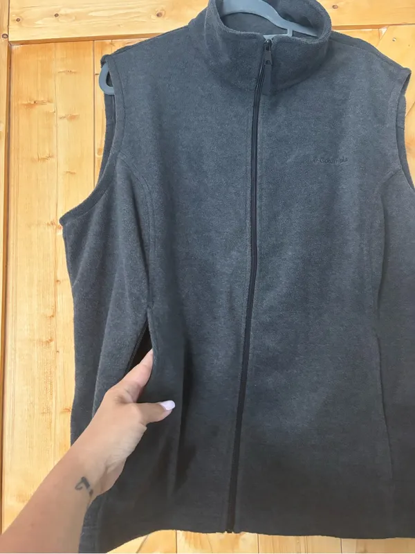 Columbia Women's Benton Springs Fleece Vest - Charcoal‎ Gray / Size 2X - Image 2