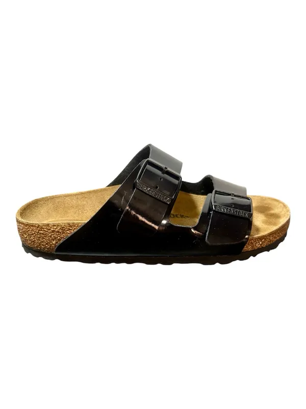 BIRKENSTOCK Arizona Black Patent Sandals - Image 2