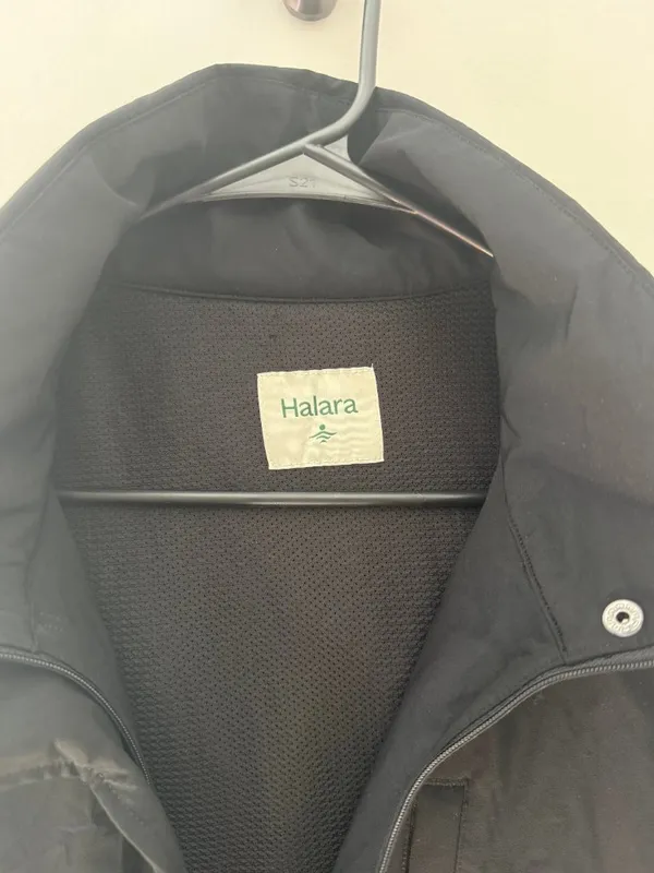 NWT Halara Black Mesh Lined Drawstring Utility Jacket XL - Image 4