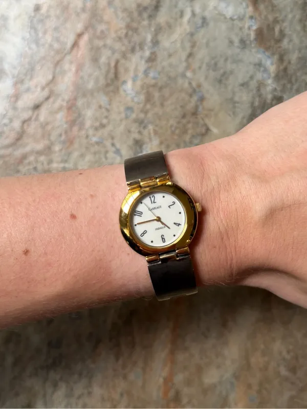 Vintage Carriage by Timex Indiglo Two Tone Watch Silver Gold Women's Extra Links - Image 9
