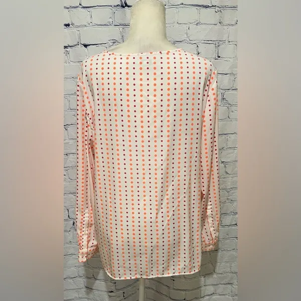 Gap women's multi color polka dot tunic top Size Large - Image 3