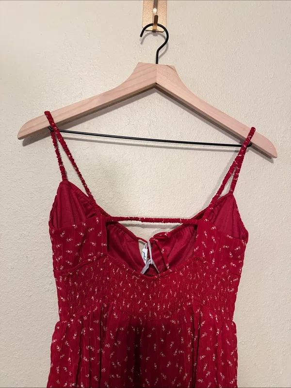 Petal and Pup Ariadine midi dress in Red Size Small NWT - Image 9