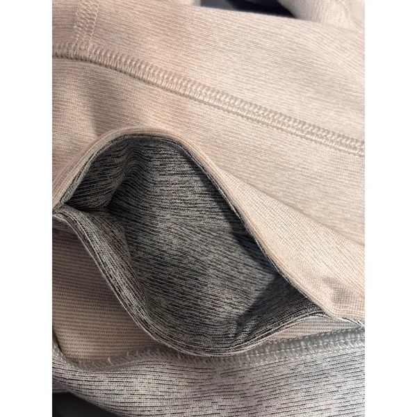 Outdoor Voices Womens Leggings S Beige Grey TechSweat Colorblock Athletic Gym - Image 5
