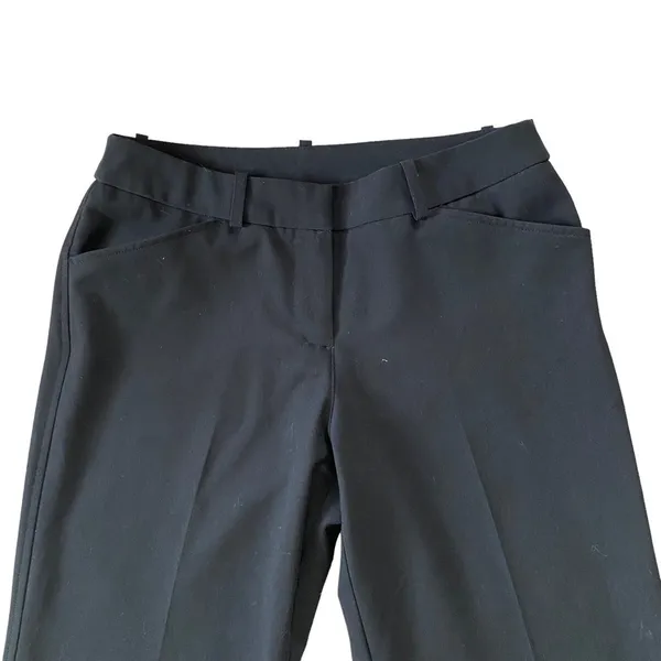 Worthington modern fit women’s black dress pants size 6 Petite button zip hook - Image 4