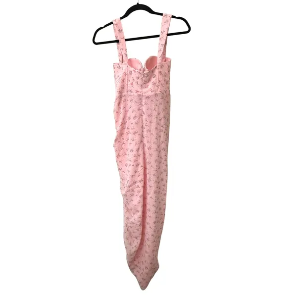 ADEIRLINA You Are Firework Floral Corset Midi Dress Pink‎ NWT XS - Image 5