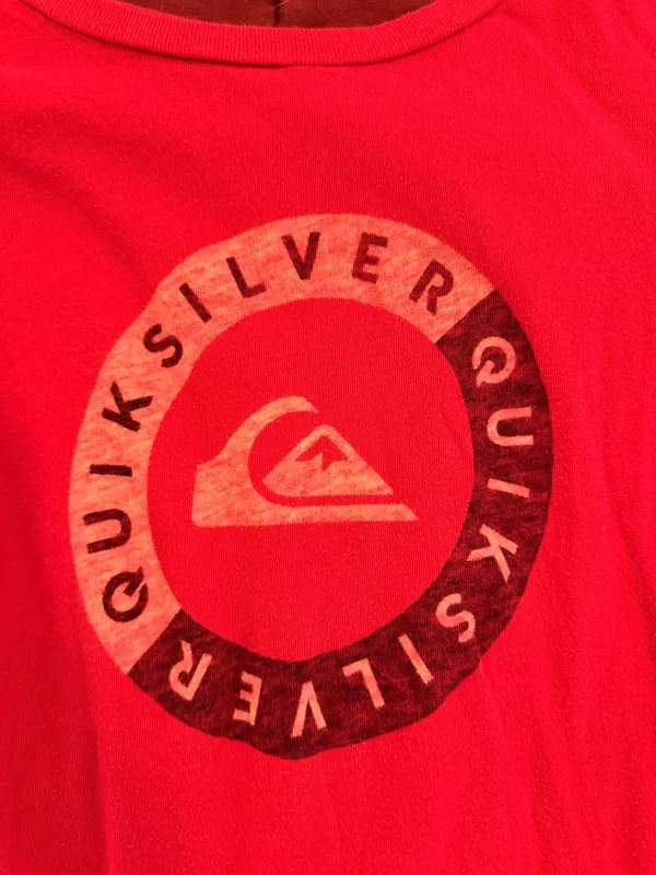 Red Quiksilver Graphic Tee - Image 3