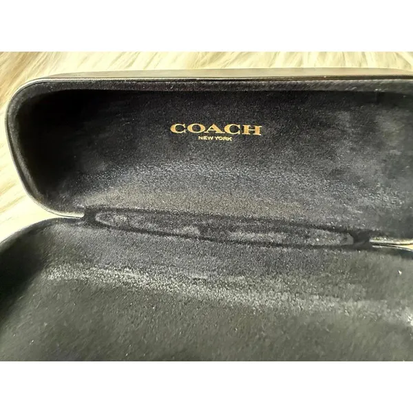 Coach Black Hard Eyeglasses Case - Image 3