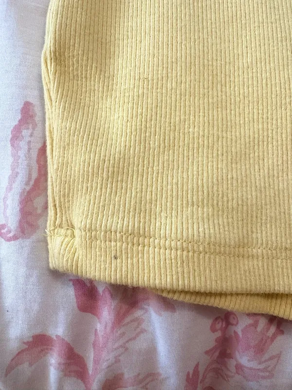 ZARA Yellow Crop Top - Image 4