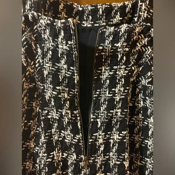 NWT Anthropologie Maeve black & white tweed mini dress - Image 8