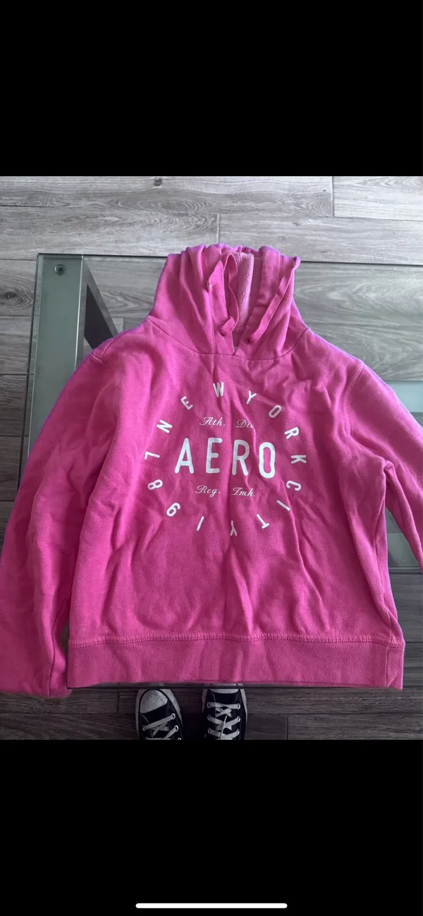 Aero New York Circle Pullover Hoodie - Image 3