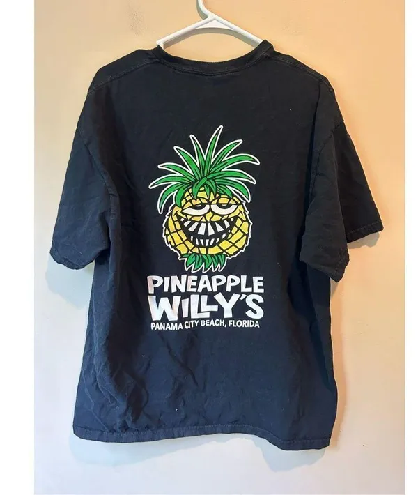 pineapple willy tee Black Size XL - Image 3