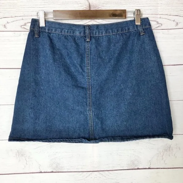 Falmer‎ Heritage Button Down Denim Skirt XL - Image 2