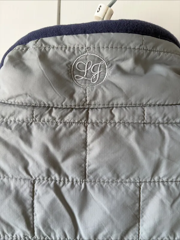 Lauren James Ellison Insulated Puffer Zip Up Jacket Primaloft Gray Blue Sz Small - Image 6