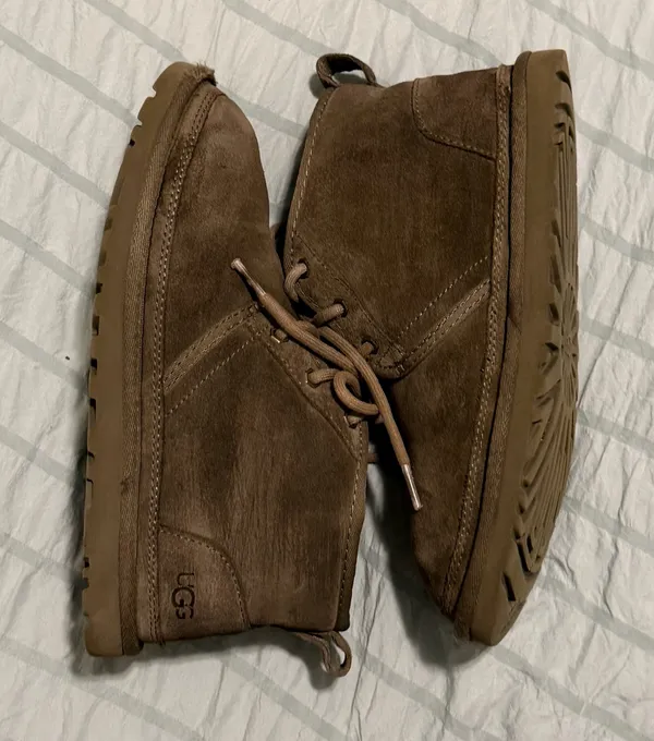 UGG Neumel Chukka Boot - Burnt Olive Suede, Womens Size 9 (1094269) - Image 7
