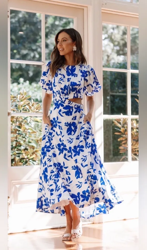 Petal & Pup Midi Dress Satin - Image 4