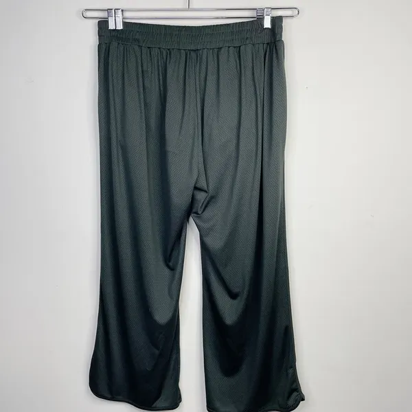 Aerie Offline Gray Swish Mesh Wide Leg Skater Track Pants Trainers womens XXL - Image 6