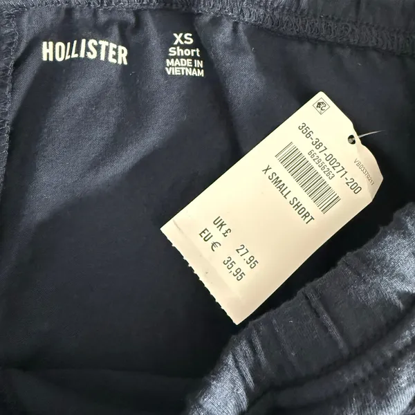 Hollister Baggy Pull On Pant, Blue, XS Short - Image 4