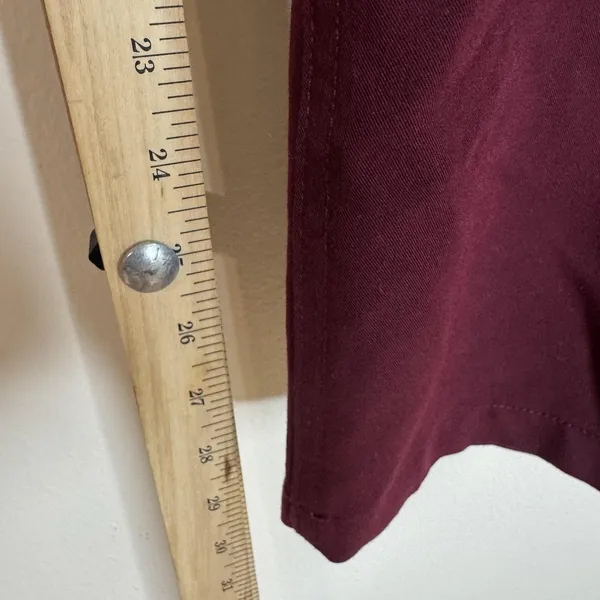 FIGS Pants ladies Large Burgundy Technical Collection Scrub pants Workwear - Image 5