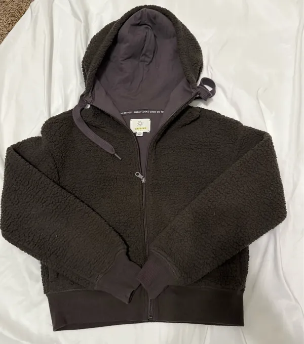 Aerie offline brown Sherpa jacket - Image 2