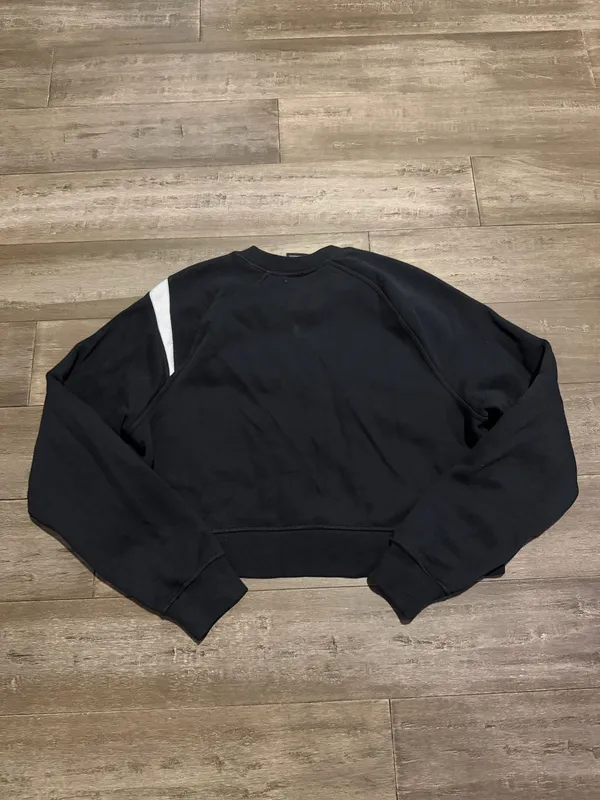 Nike Cropped Crewneck Sweatshirt Swoosh - Image 2